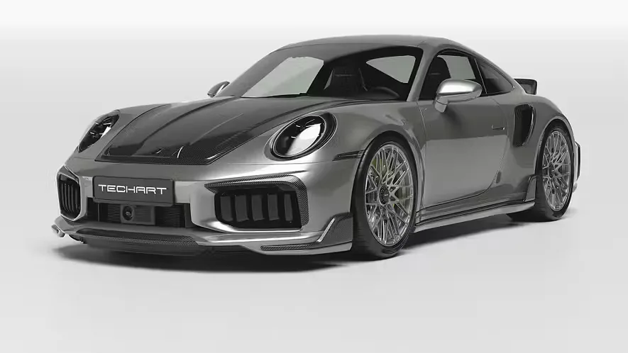 Techart potenzia la Porsche 911 Turbo S: 811 CV e look estremo