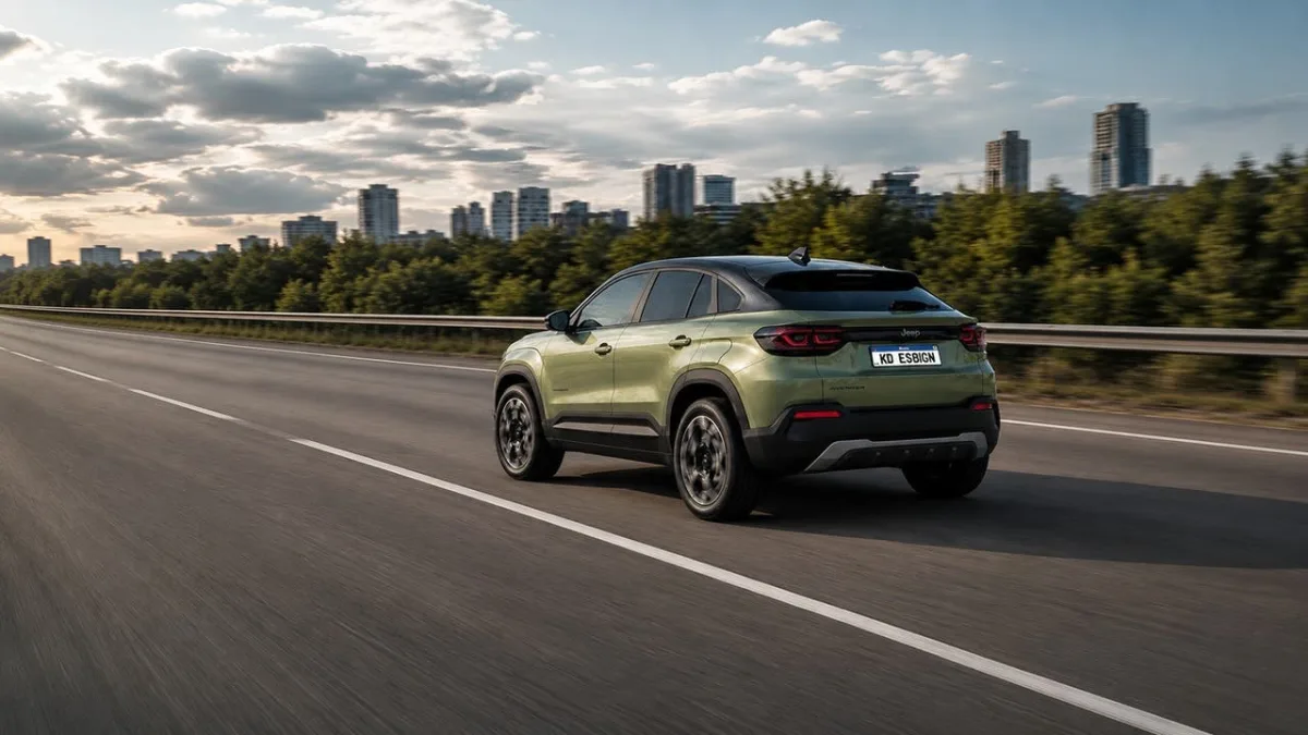 Jeep Avenger coupé: il render che reinventa il SUV in chiave sportiva