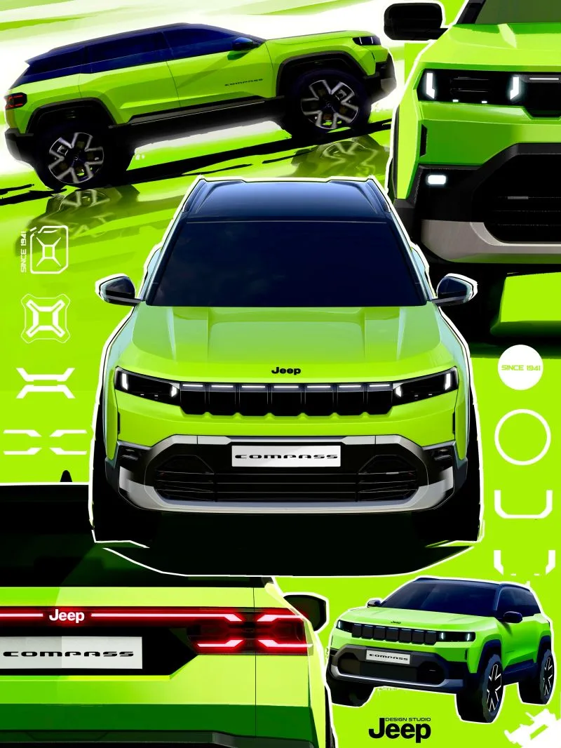 Nuova Jeep Compass: ecco i cinque pilastri stilistici del nuovo SUV