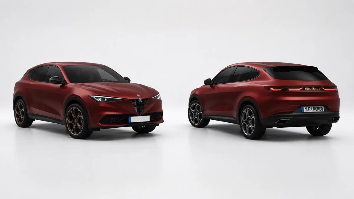 Alfa Romeo C-SUV 2027: le prime immagini e la piattaforma STLA Medium